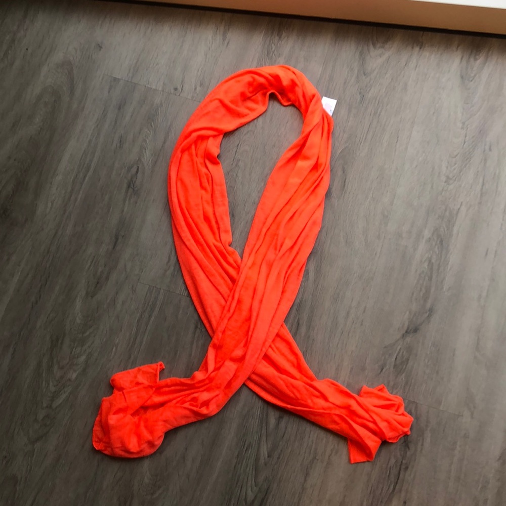 Neon colored scarf